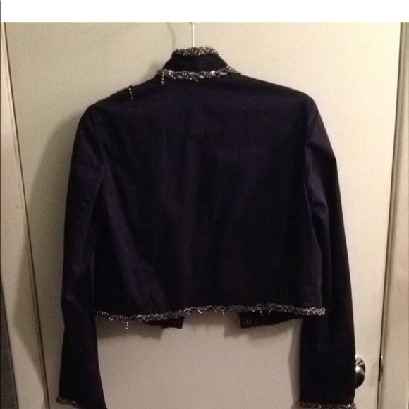 Gryphon Navy Embellished Military Jacket - Picture 3 of 6